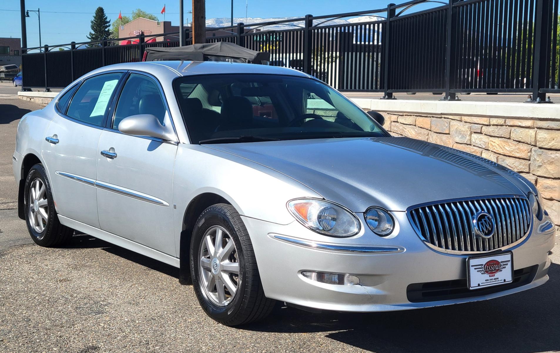 2009 Silver /Black Buick LaCrosse (2G4WD582091) with an 3.8L V6 engine, 5 Speed Automatic transmission, located at 450 N Russell, Missoula, MT, 59801, (406) 543-6600, 46.874496, -114.017433 - Really Nice Buick Sedan. 3.8L V6 Engine. Automatic Transmission. Leather Heated Seats. Air. Cruise. Tilt. Power Windows and Locks. Good Michelin Tires. Remote Start. Does have a Branded Title because of a clerical error in North Dakota so financing isn't available. - Photo #7